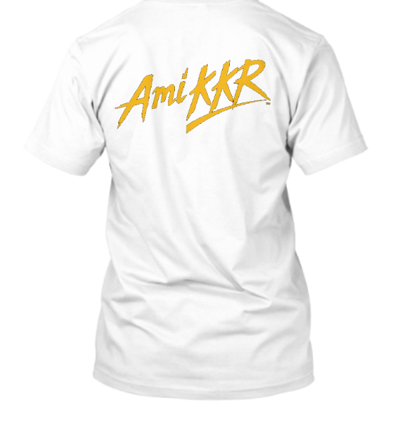 KKR Foil Logo Half Sleeve T-Shirt